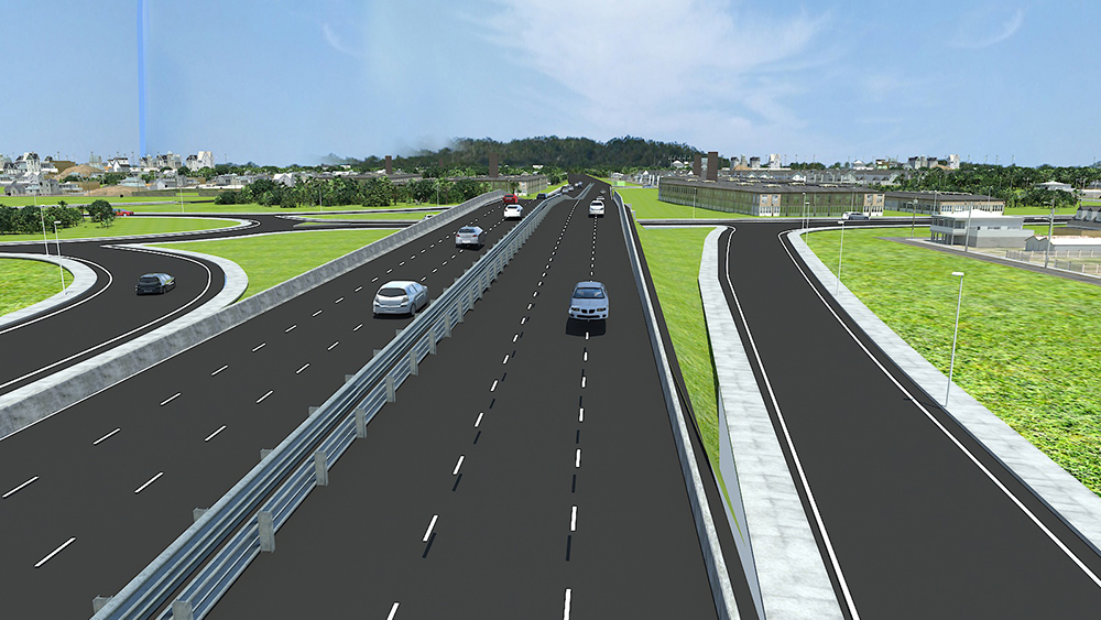 Artistic impression of kampala jinja highway