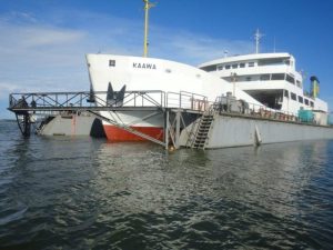 MV Kaawa undergoing repairs